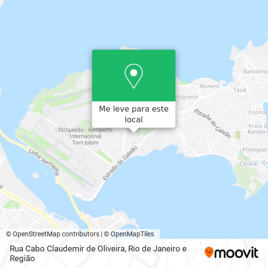 Rua Cabo Claudemir de Oliveira mapa