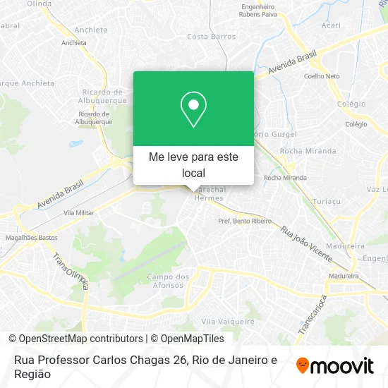 Rua Professor Carlos Chagas 26 mapa