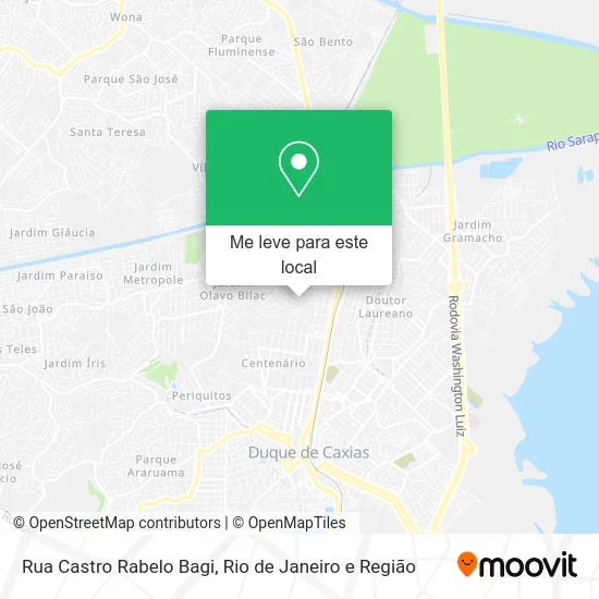 Rua Castro Rabelo Bagi mapa