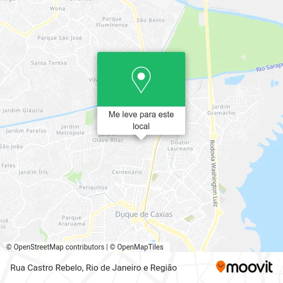 Rua Castro Rebelo mapa