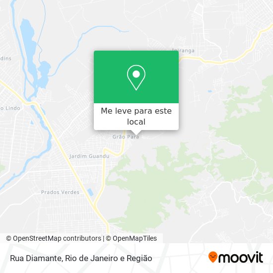 Rua Diamante mapa