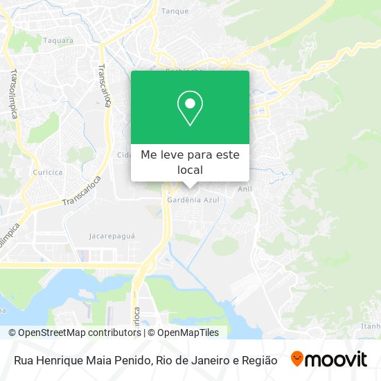 Rua Henrique Maia Penido mapa