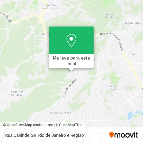 Rua Canindé, 29 mapa