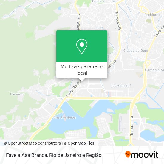 Favela Asa Branca mapa