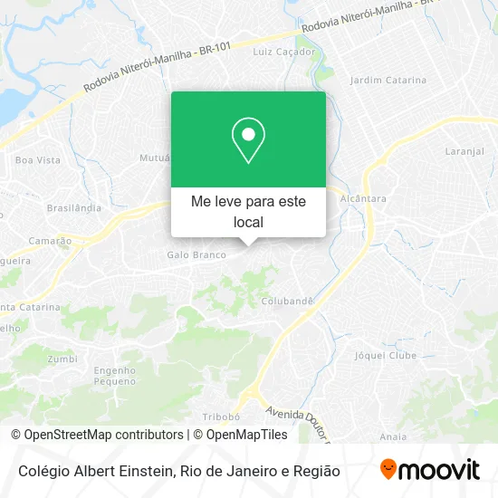 Colégio Albert Einstein mapa