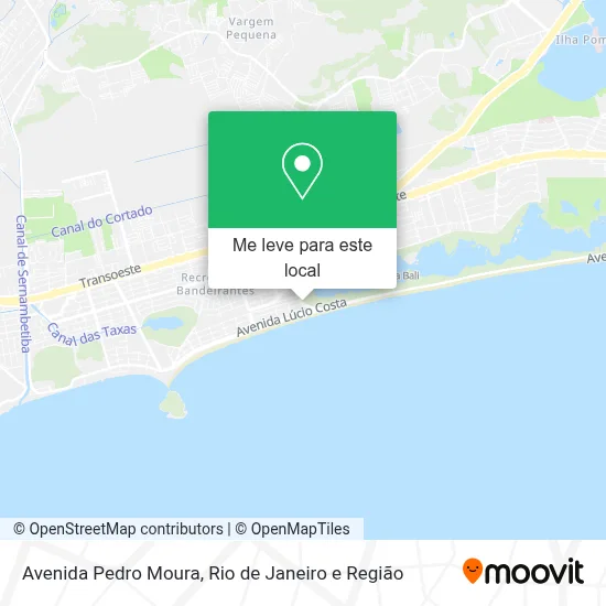 Avenida Pedro Moura mapa