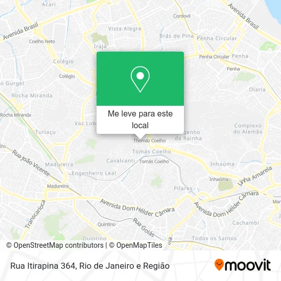 Rua Itirapina 364 mapa