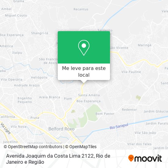 Avenida Joaquim da Costa Lima 2122 mapa