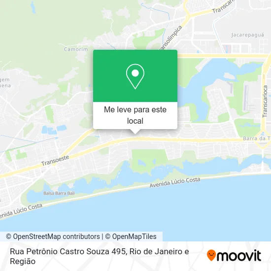 Rua Petrônio Castro Souza 495 mapa