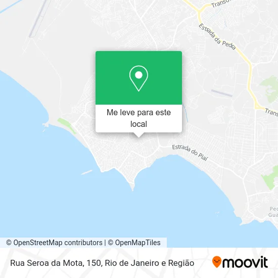 Rua Seroa da Mota, 150 mapa