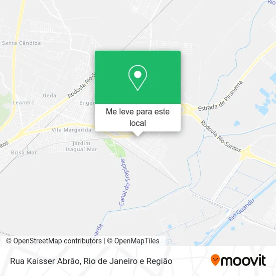 Rua Kaisser Abrão mapa