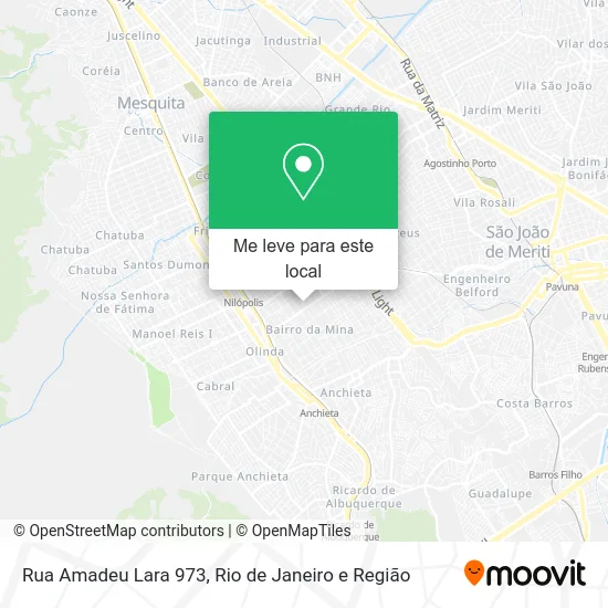 Rua Amadeu Lara 973 mapa
