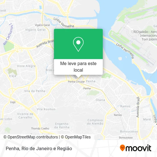 Penha mapa