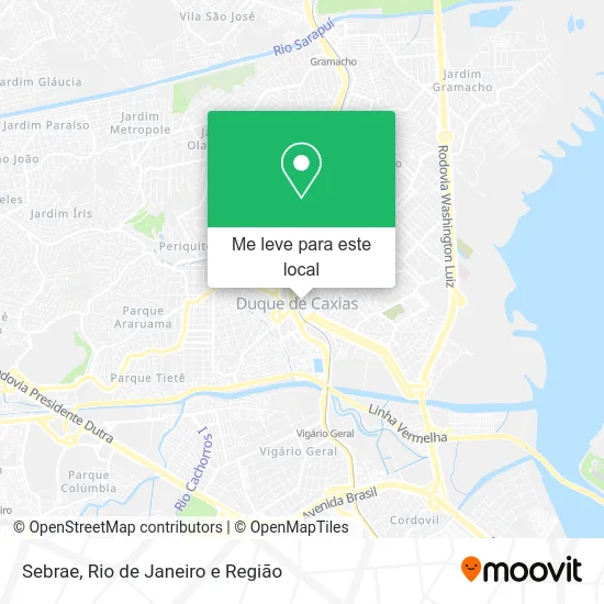 Sebrae mapa