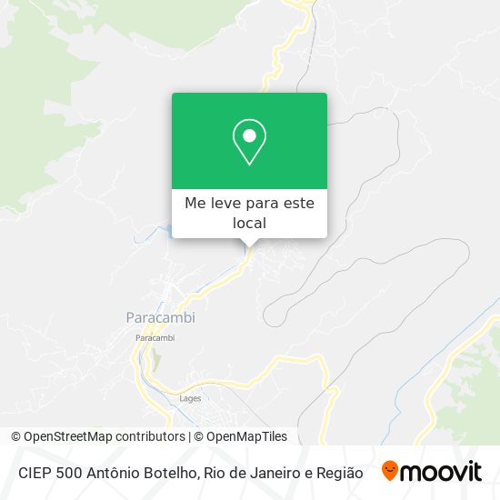 CIEP 500 Antônio Botelho mapa