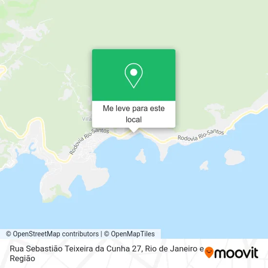 Rua Sebastião Teixeira da Cunha 27 mapa