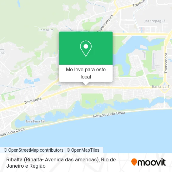Ribalta (Ribalta- Avenida das americas) mapa
