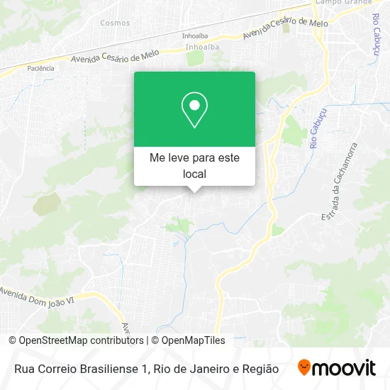 Rua Correio Brasiliense 1 mapa