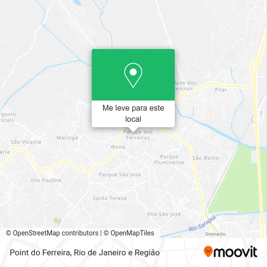 Point do Ferreira mapa