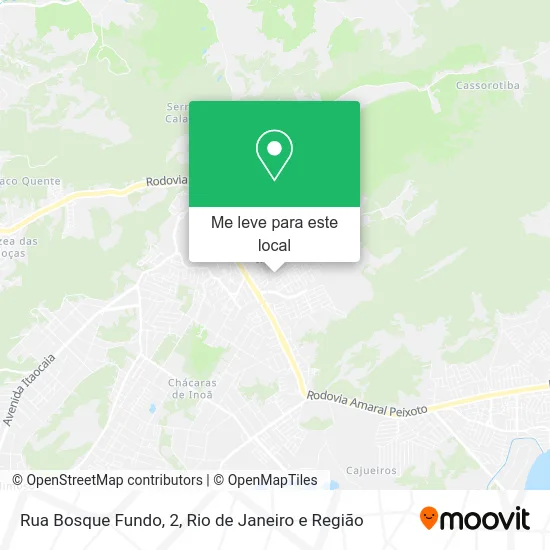 Rua Bosque Fundo, 2 mapa