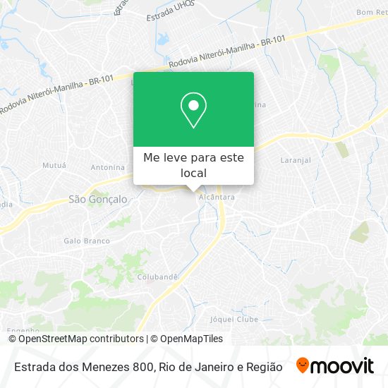 Estrada dos Menezes 800 mapa