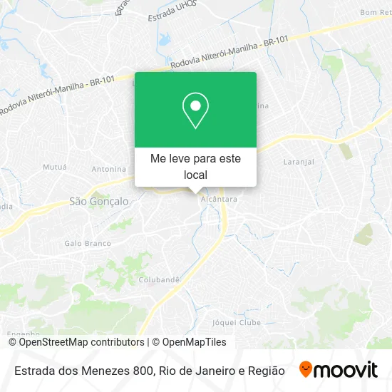 Estrada dos Menezes 800 mapa