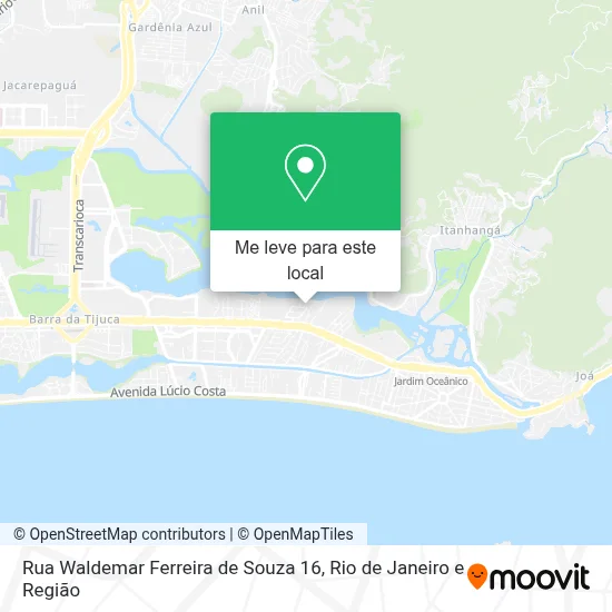 Rua Waldemar Ferreira de Souza 16 mapa