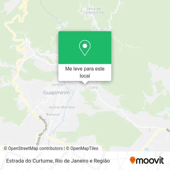 Estrada do Curtume mapa