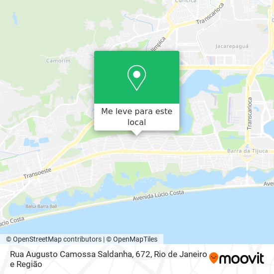 Rua Augusto Camossa Saldanha, 672 mapa