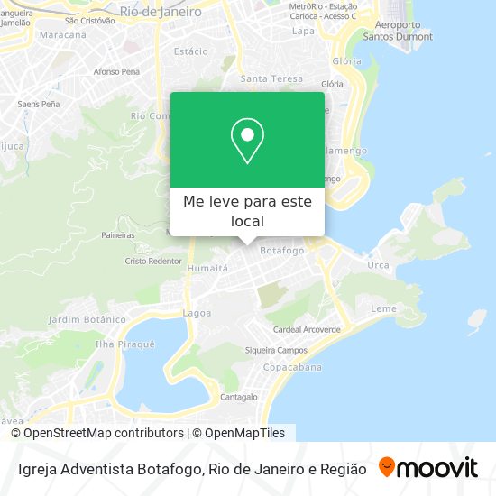 Igreja Adventista Botafogo mapa