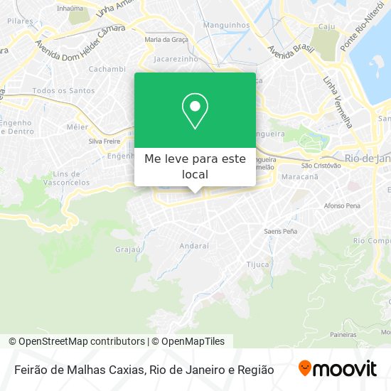 Feirão de Malhas Caxias mapa