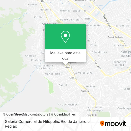 Galeria Comercial de Nilópolis mapa