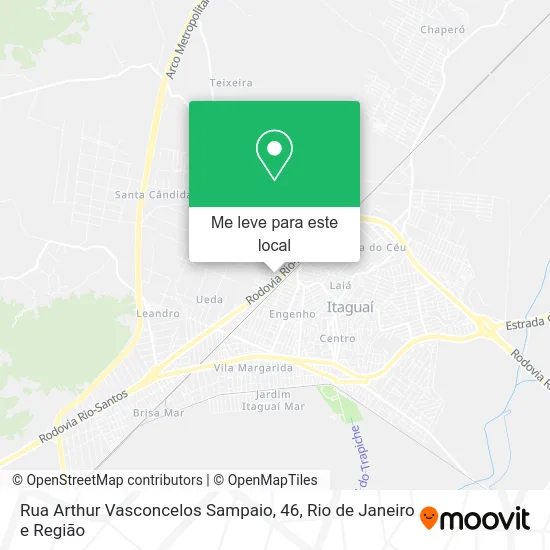 Rua Arthur Vasconcelos Sampaio, 46 mapa