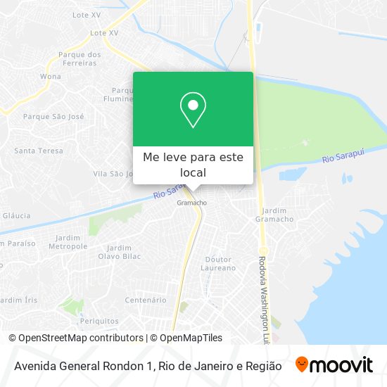 Avenida General Rondon 1 mapa