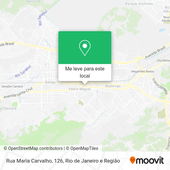 Rua Maria Carvalho, 126 mapa