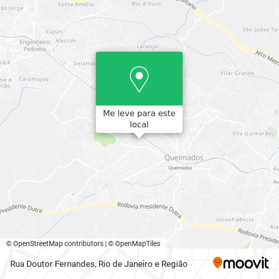 Rua Doutor Fernandes mapa