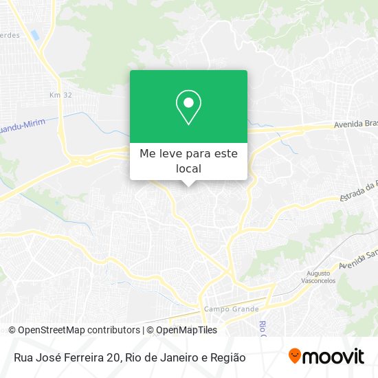 Rua José Ferreira 20 mapa