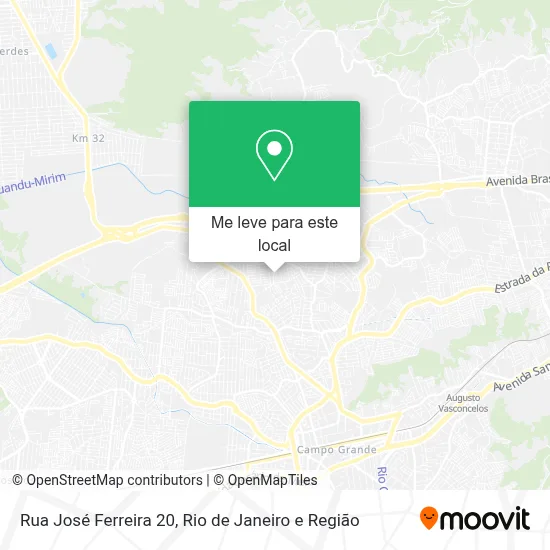 Rua José Ferreira 20 mapa