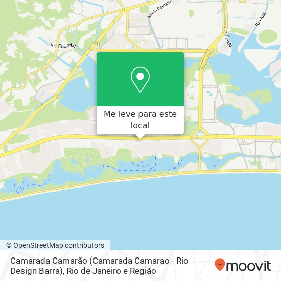 Camarada Camarão (Camarada Camarao - Rio Design Barra) mapa