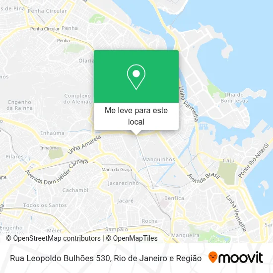 Rua Leopoldo Bulhões 530 mapa