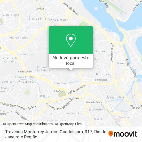 Travessa Monterrey Jardim Guadalajara, 317 mapa