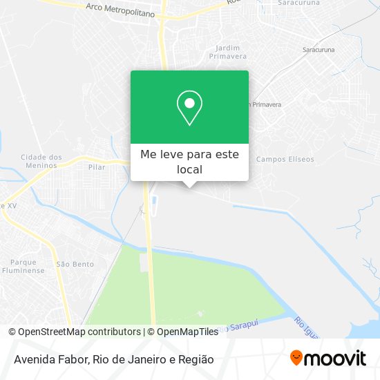 Avenida Fabor mapa