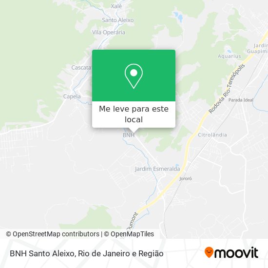 BNH Santo Aleixo mapa