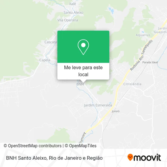 BNH Santo Aleixo mapa