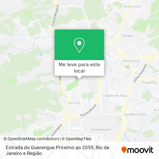 Estrada do Guerengue Próximo ao 2059 mapa