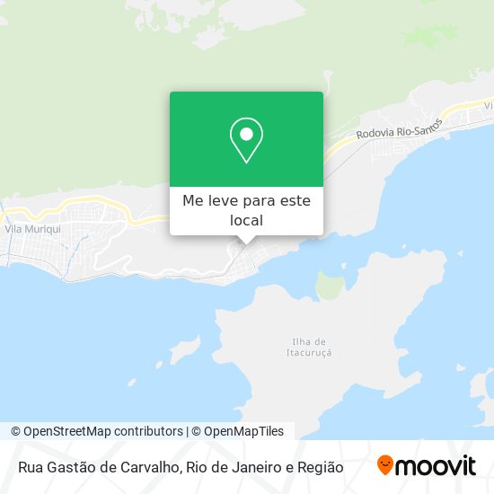 Rua Gastão de Carvalho mapa