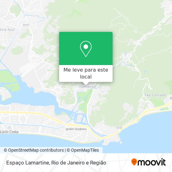Espaço Lamartine mapa