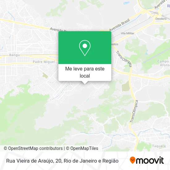 Rua Vieira de Araújo, 20 mapa