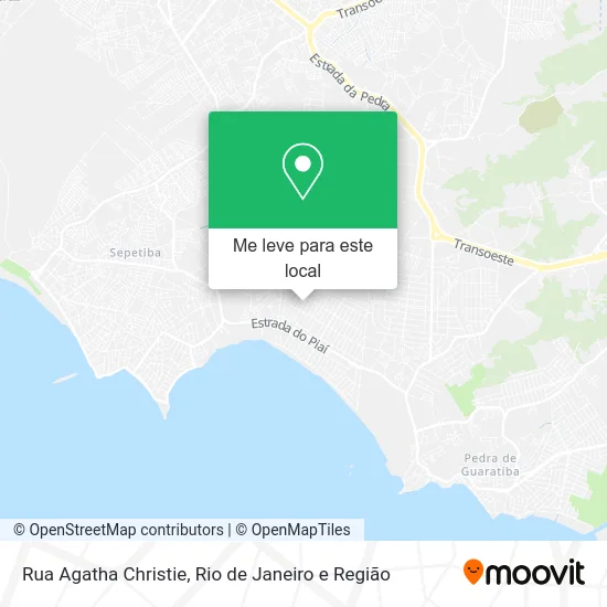 Rua Agatha Christie mapa