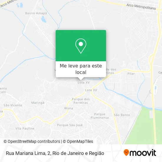 Rua Mariana Lima, 2 mapa